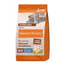 Nature's Variety Healthy Grains Sterilized Pescado Blanco para Gatos